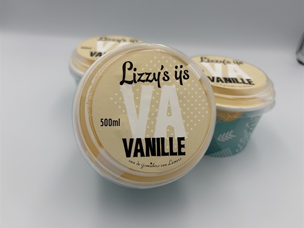 Lizzy's ijs bakje Vanille 200 gram